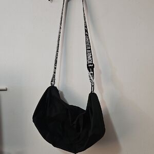 Under Armour Black Shoulder Bag with White Strap